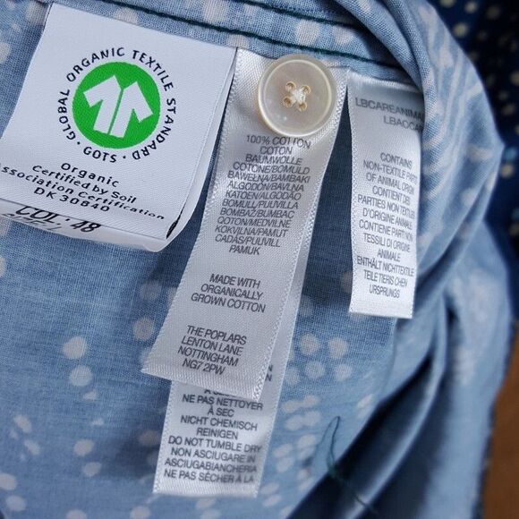 PAUL SMITH Camp Shirt Mens Large Teal Button Up Casual Logo Short Sleeve $175 - Picture 5 of 8